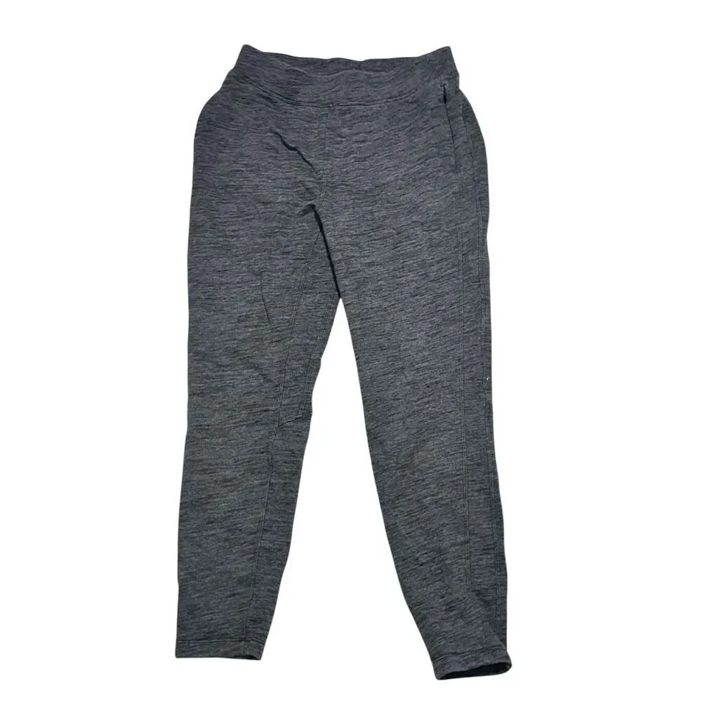 Nice beautiful pull on LULULEMON size 8 Women's Joggers Pants grey Good Conditio